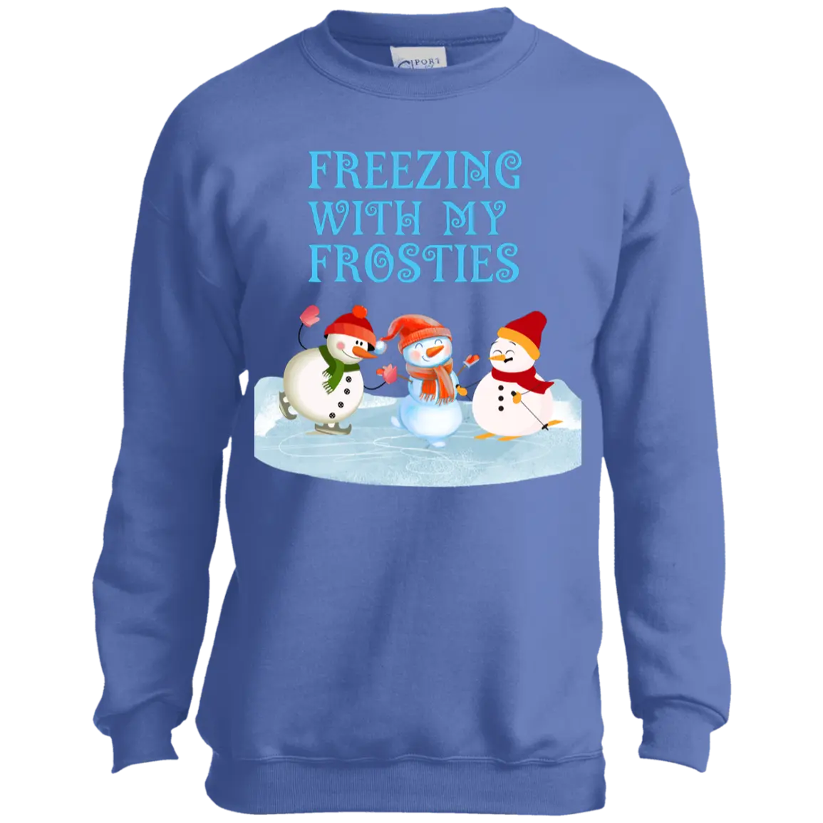 "FREEZING WITH MY FROSTIES" Youth Crewneck Sweatshirt 