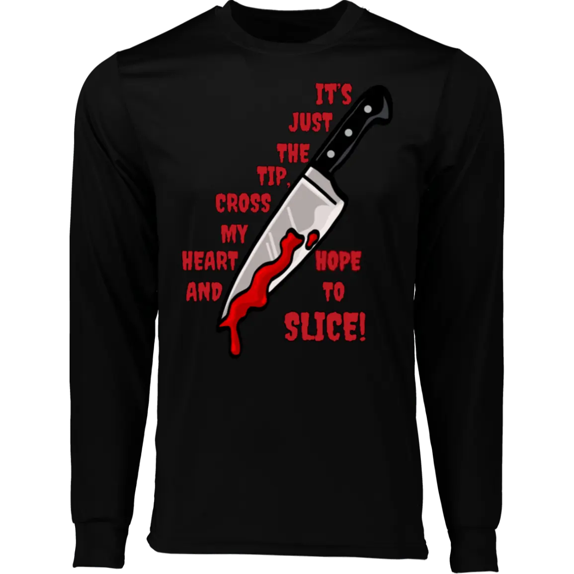 "It's Just the Tip" Men's Long Sleeve Moisture-Wicking Tee 