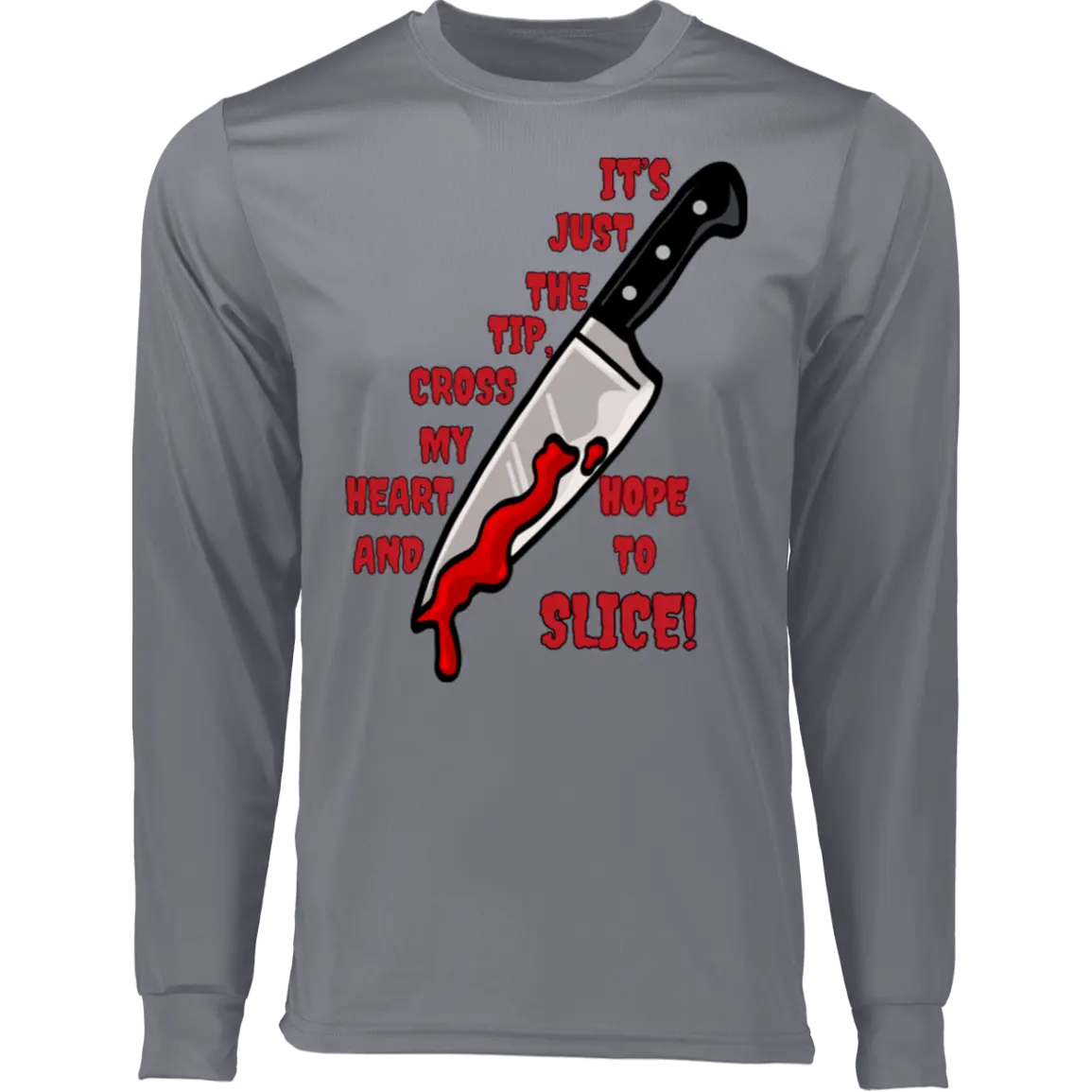 "It's Just the Tip" Men's Long Sleeve Moisture-Wicking Tee 