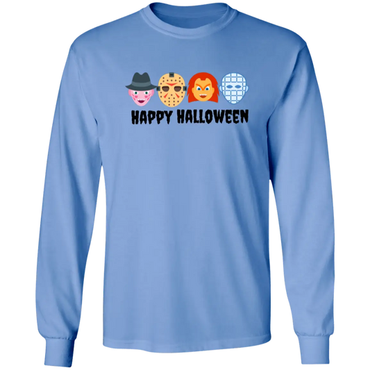 "Monster Happy Halloween" LS Ultra Cotton T-Shirt 