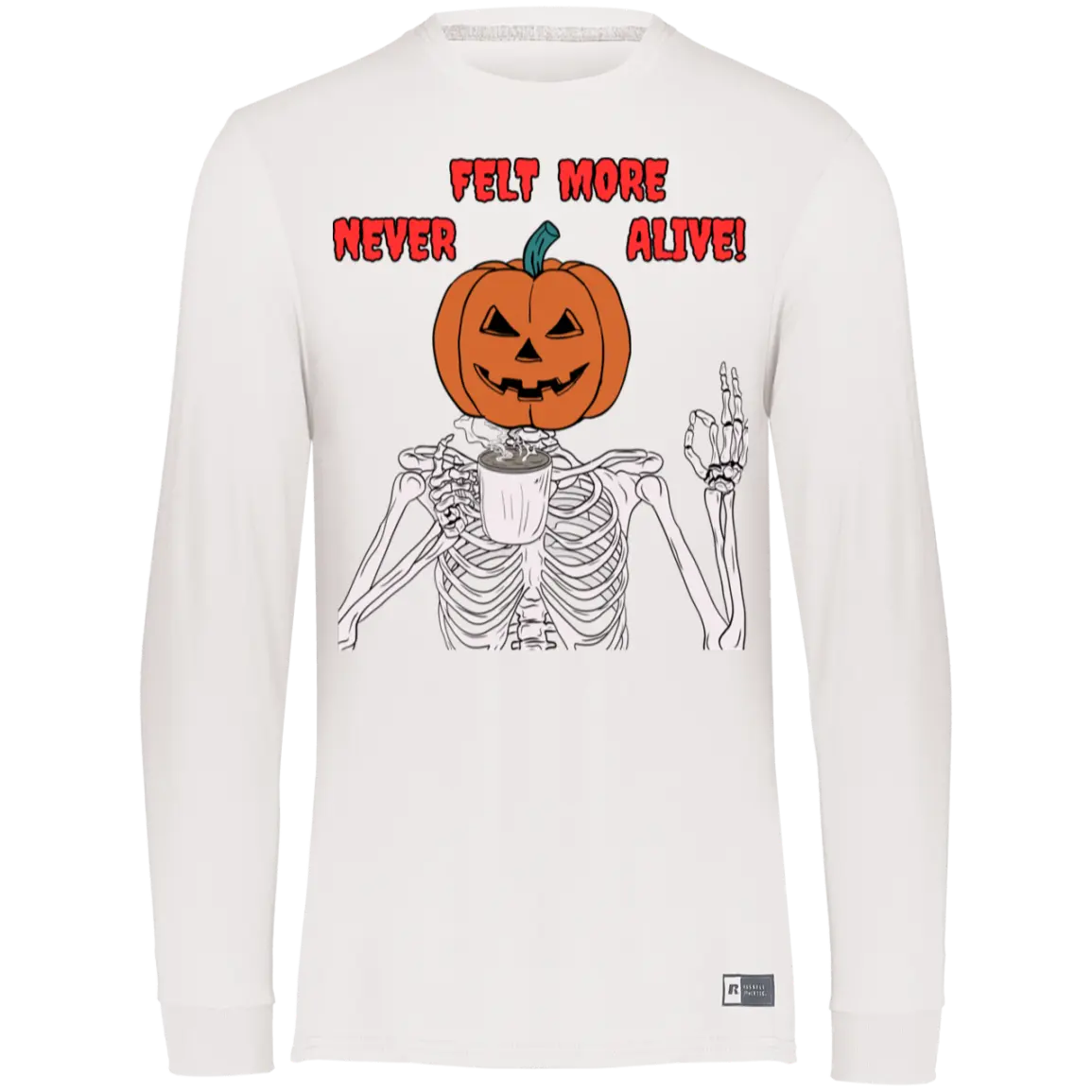 "Never Felt More Alive" Men's Essential Dri-Power Long Sleeve Tee 