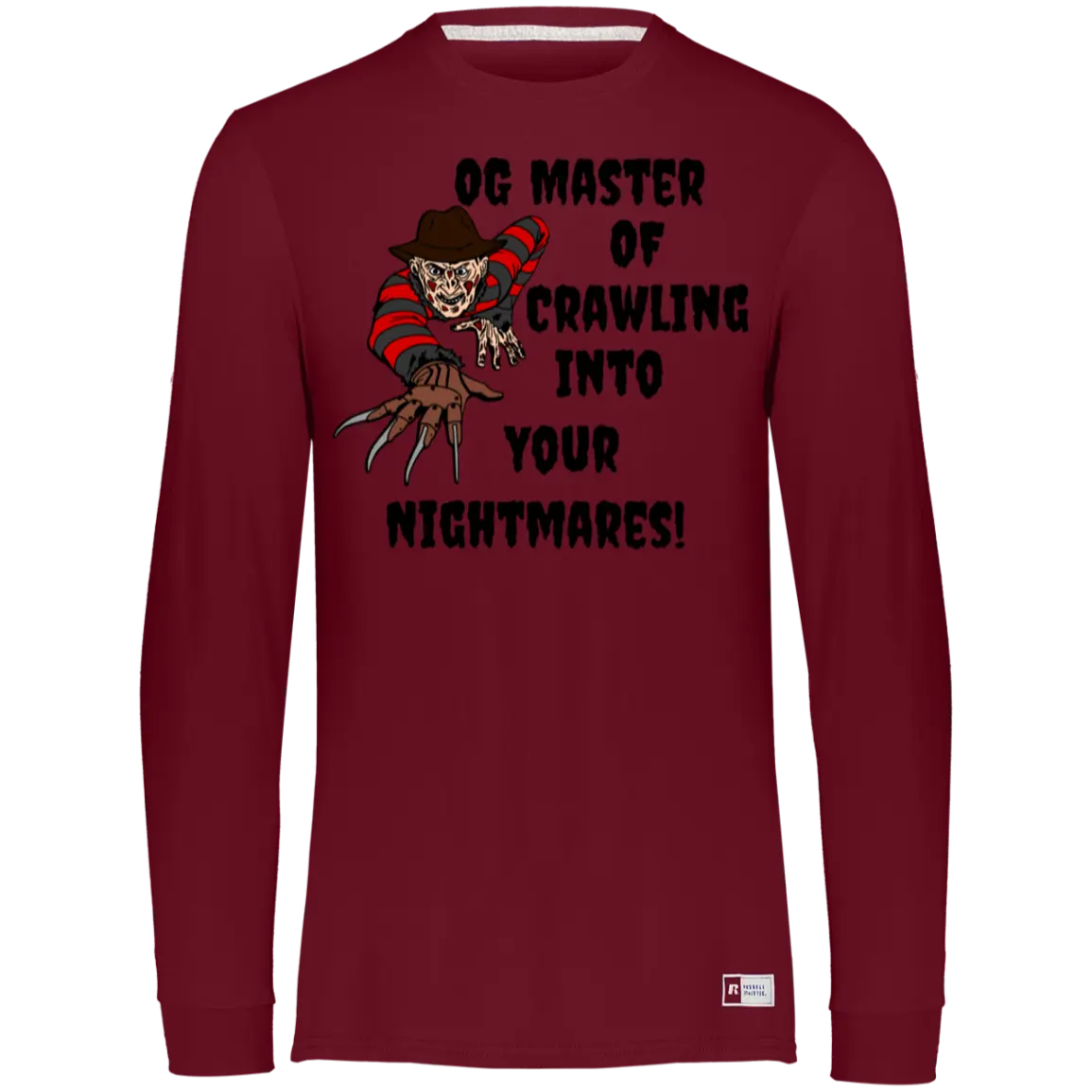 "OG Master Of Nightmares" Men's Essential Dri-Power Long Sleeve Tee 