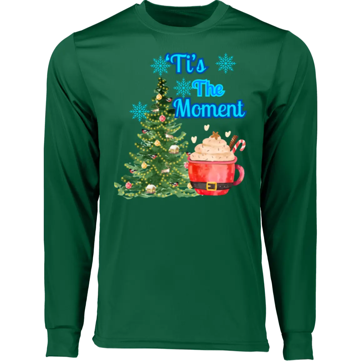 " 'Tis The Moment" Men's Long Sleeve Moisture-Wicking Tee 