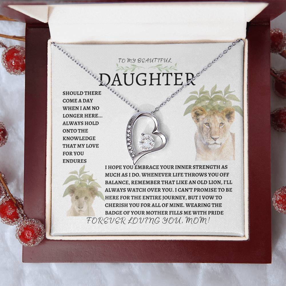 DAUGHTER " FOREVER LOVE" NECKLACE