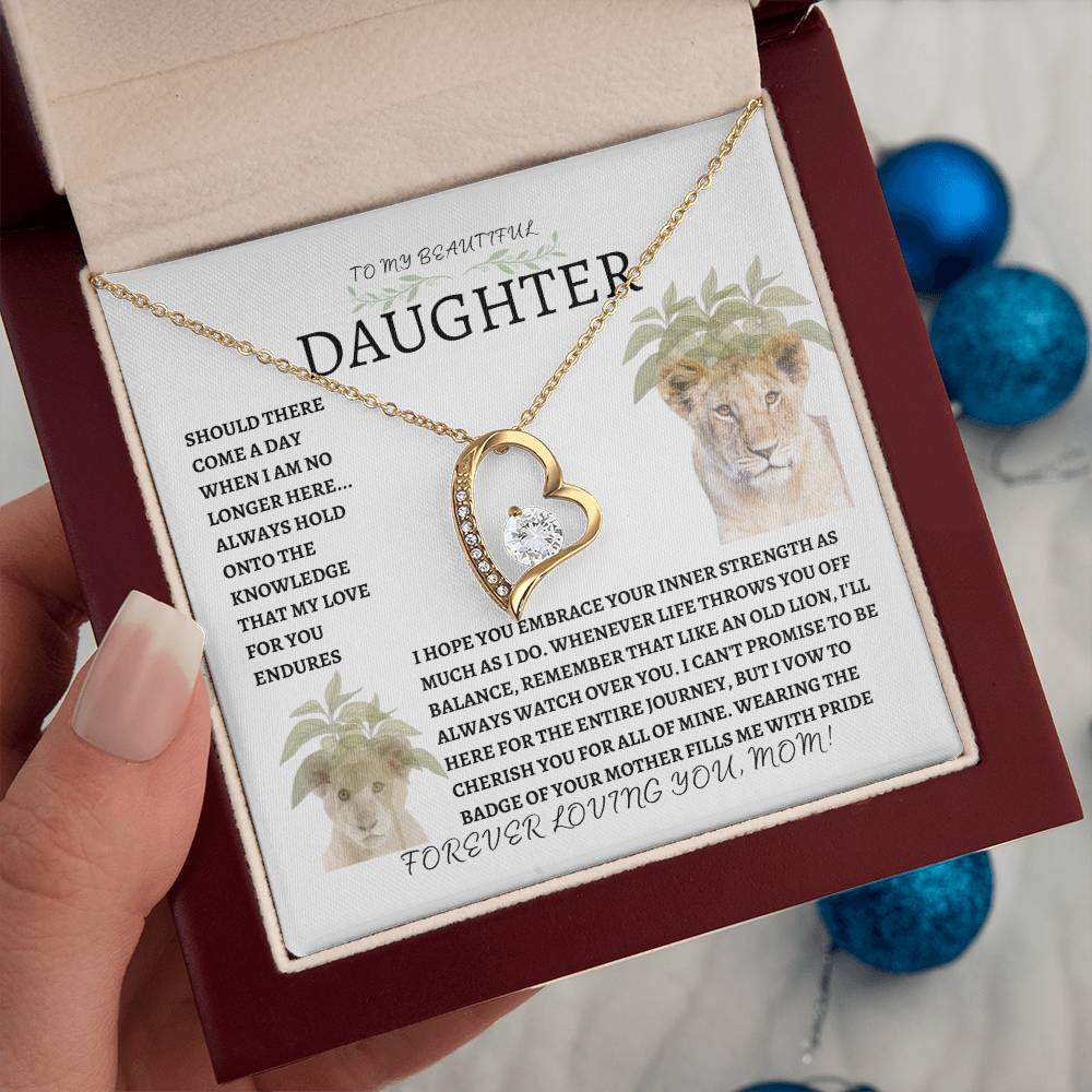 DAUGHTER " FOREVER LOVE" NECKLACE