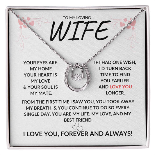 WIFE "LUCKY IN LOVE" NECKLACE