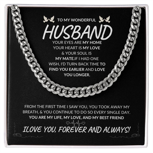 HUSBAND "CUBAN LINK CHAIN"