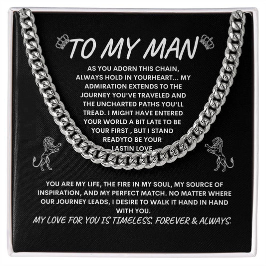 MY MAN " CUBAN LINK CHAIN"