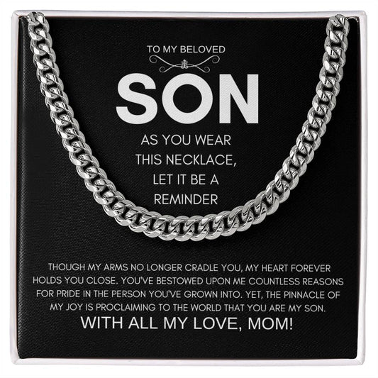 SON " CUBAN LINK" CHAIN - MOM