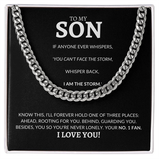 SON " CUBAN LINK" CHAIN - MOM/DAD