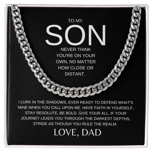 SON " CUBAN LINK" CHAIN - DAD