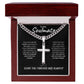 SOULMATE MALE "Artisan Cross" Necklace