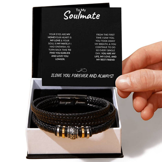 SOULMATE 'LOVE YOU FOREVER BRACELET"