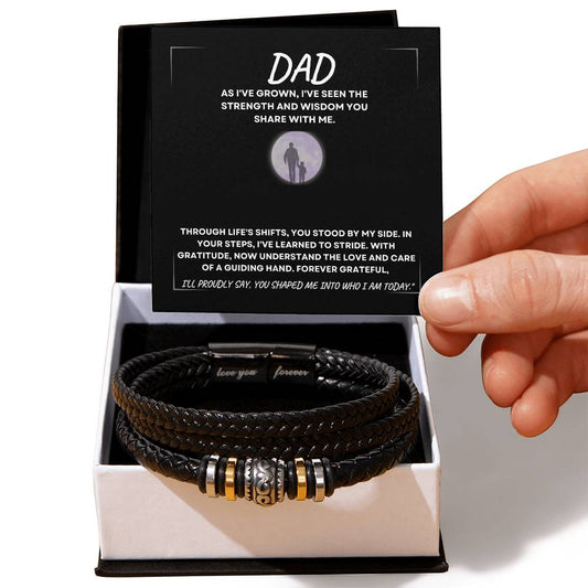 DAD "LOVE YOU FOREVER" BRACELET