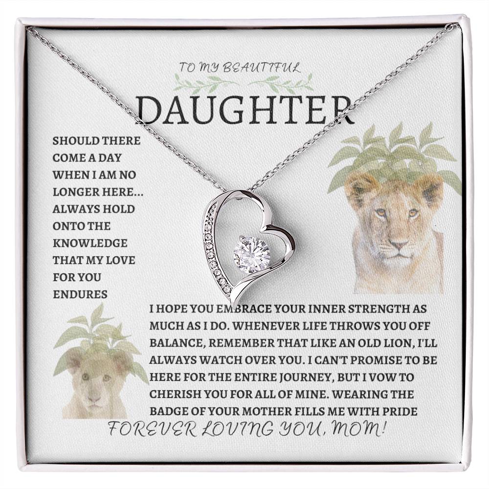 DAUGHTER " FOREVER LOVE" NECKLACE