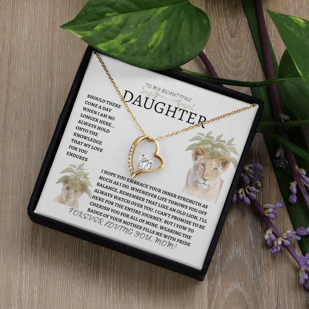 DAUGHTER " FOREVER LOVE" NECKLACE