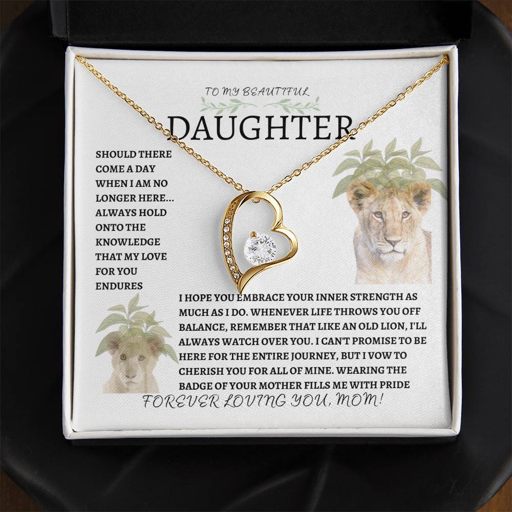 DAUGHTER " FOREVER LOVE" NECKLACE